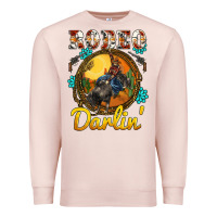 Pale Pink western rodeo darlin' sunset sunflowers weapon Premium Sweatshirt - BarkalooDesign