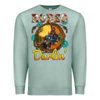 Seafoam western rodeo darlin' sunset sunflowers weapon Premium Sweatshirt - BarkalooDesign