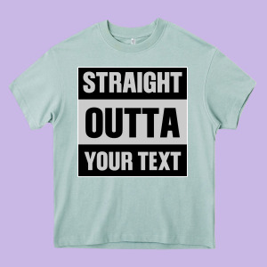 Straight Outta Your Text Heavy Core Tee Designed By Bettercallsaul