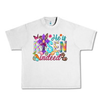 Lunar Rock He is risen indeed Happy Easter Day Urban Heavy Tee - HowdyJamesFarm