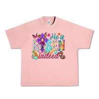 Salmon He is risen indeed Happy Easter Day Urban Heavy Tee - HowdyJamesFarm