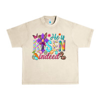 Sandshell He is risen indeed Happy Easter Day Urban Heavy Tee - HowdyJamesFarm