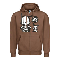 Chestnut pochacco skeleton halloween shirt Zipper Hoodie - longCreatives