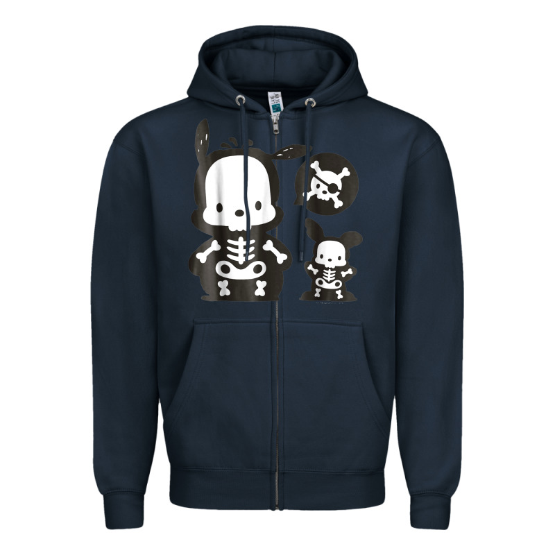 Pochacco Skeleton Halloween Shirt Zipper Hoodie by longCreatives | Teevron