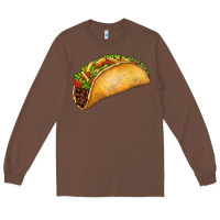 Chestnut Taco Long Sleeve Tee - FaDigitalArtStudio