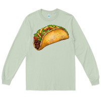 Matcha Taco Long Sleeve Tee - FaDigitalArtStudio
