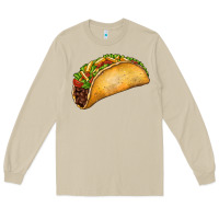 Mushroom Taco Long Sleeve Tee - FaDigitalArtStudio