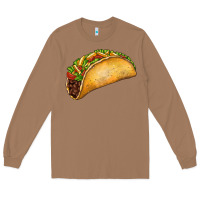 Toasted Coconut Taco Long Sleeve Tee - FaDigitalArtStudio