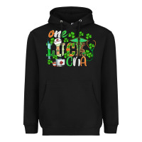 Black st.patricks one lucky cna  nurse Heavyweight Hoodie - BarkalooDesign