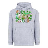 Heather Grey st.patricks one lucky cna  nurse Heavyweight Hoodie - BarkalooDesign