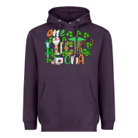 Plum st.patricks one lucky cna  nurse Heavyweight Hoodie - BarkalooDesign