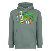 Sage st.patricks one lucky cna  nurse Heavyweight Hoodie - BarkalooDesign