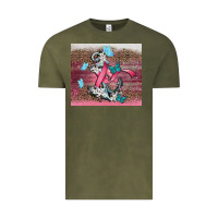 Vintage Olive cancer awareness anchor Vintage Tee - CowGirlArtShop