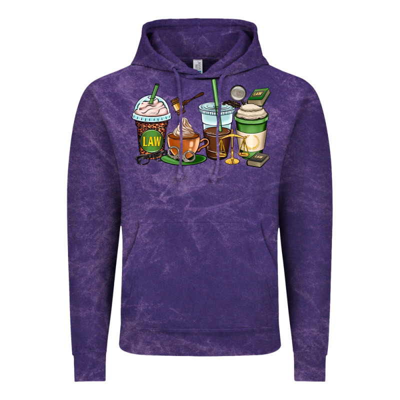 Lawyer Coffee Cups Vintage Hoodie by OliviaCreatesArt | Teevron