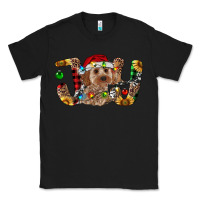 Black Cockapoo Christmas Joy Classic Tee - RanaPortraitStore