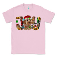 Bubblegum Pink Cockapoo Christmas Joy Classic Tee - RanaPortraitStore