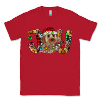 Red Cockapoo Christmas Joy Classic Tee - RanaPortraitStore