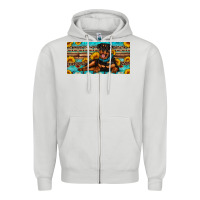 Dove Grey rottweiler with sunflowers license plate Zipper Hoodie - Artiststas