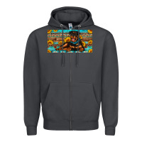 Smoke rottweiler with sunflowers license plate Zipper Hoodie - Artiststas