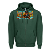 Sports Green rottweiler with sunflowers license plate Zipper Hoodie - Artiststas