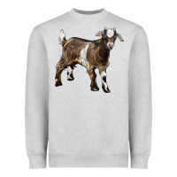 Heather Grey Baby Tennessee Fainting Goat Heavyweight Sweatshirt - LillyAllenDesigns
