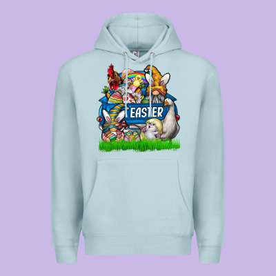 Easter Truck Premium Hoodie Designed By Cowhidedigitalart