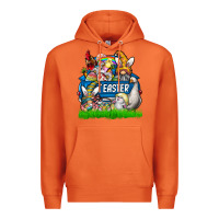 Carrot Easter truck Premium Hoodie - CowhideDigitalArt