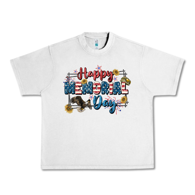 Happy Memorial Day 4th Of July Urban Heavy Tee by CowGirlArtShop | Teevron
