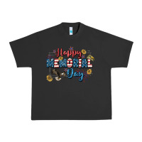 Pigment Black Happy memorial day 4th of july Urban Heavy Tee - CowGirlArtShop