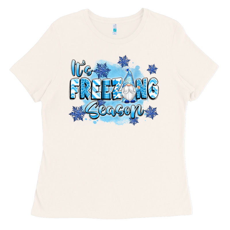 It's Freezing Season Ladies Tee by texasbilliewilder | Teevron
