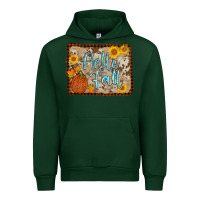 Forest Green hello fall Urban Hoodie - AdoDesignShop
