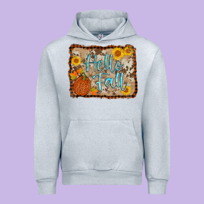 Hello Fall Urban Hoodie Designed By Adodesignshop