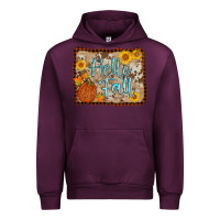 Mauve Wine hello fall Urban Hoodie - AdoDesignShop