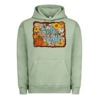 Pigment Oil Green hello fall Urban Hoodie - AdoDesignShop