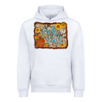 White hello fall Urban Hoodie - AdoDesignShop
