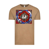Vintage Coffee patriotic tie dye Vintage Tee - CowGirlArtShop