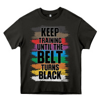 Asphalt Black Belt Martial Art Training Karate TaeKwonDo Heavy Core Tee - Bettercallsaul