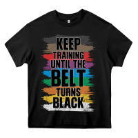 Black Black Belt Martial Art Training Karate TaeKwonDo Heavy Core Tee - Bettercallsaul
