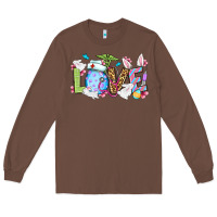 Chestnut Easter Day Love Nurse Long Sleeve Tee - OliviaCreatesArt