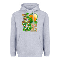 Heather Grey st.patricks nurse love heart stethoscope Heavyweight Hoodie - BarkalooDesign
