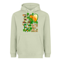 Matcha st.patricks nurse love heart stethoscope Heavyweight Hoodie - BarkalooDesign