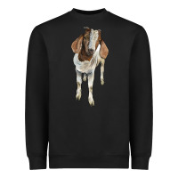 Black boer goat Heavyweight Sweatshirt - LillyAllenDesigns