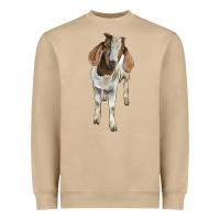 Mushroom boer goat Heavyweight Sweatshirt - LillyAllenDesigns