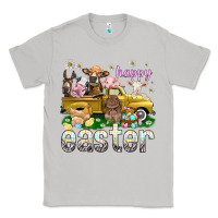 Moon Dust Happy Easter truck with farm animals Easter Day Classic Tee - HowdyJamesFarm