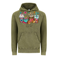 Vintage Olive mexico fiesta coffee cups Vintage Hoodie - OliviaCreatesArt