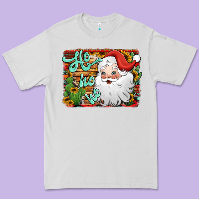 Ho Ho Ho Santa Claus Premium Tee Designed By Jasminsmagicworld