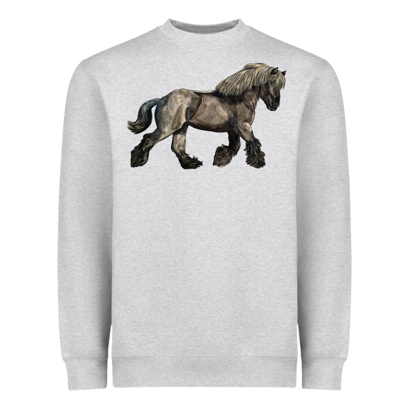 Belgian Horse Heavyweight Sweatshirt by LillyAllenDesigns | Teevron