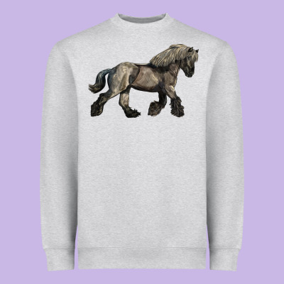 Belgian Horse Heavyweight Sweatshirt Designed By Lillyallendesigns
