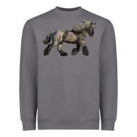 Storm Belgian Horse Heavyweight Sweatshirt - LillyAllenDesigns