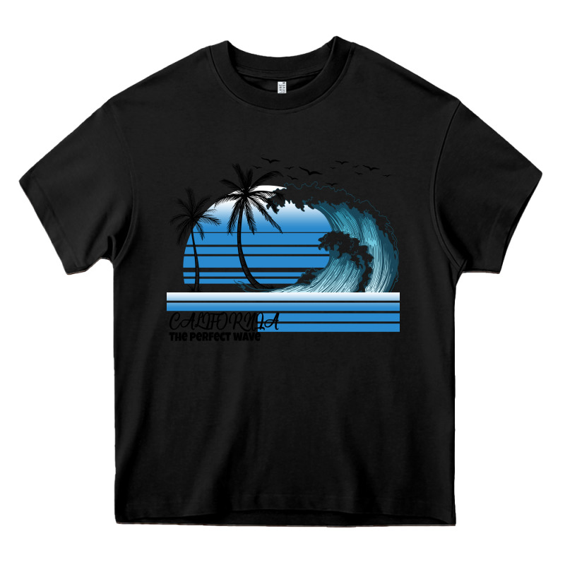 California The Perfect Wave Heavy Core Tee by Bettercallsaul | Teevron
